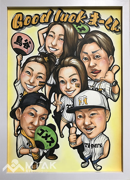 レギュラー似顔絵　Mサイズ